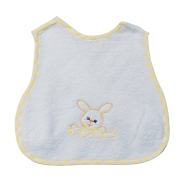 BIB WITH SLEEVES EMBROIDERED TERRY 100% COTTON 30x35 CM