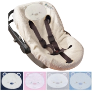 COVER BABY CAPSULE 5 HOLES SPONGE 100% COTTON WITH HOLES FOR LIFE BELTS