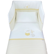 REMOVABLE BED QUILT +PILLOW CASE 140x110-57x38 cm