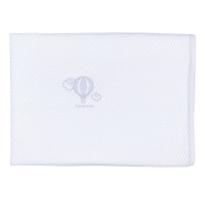 ONLY CRADLE SUMMER BLANKET EMBROIDERED 100% COTTON 80x70 cm