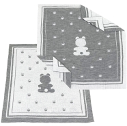 COPERTA CULLA IN FILO MISTO LANA - CONIGLIO MISURA 75x90 cm