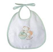 BAVAGLIO BABY MISURA MEDIA CON SPUGNA IMPERMEABILE TPU MISURA 20x25 cm