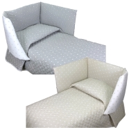 SOLO EDREDON CUNA IMPRESA +PROTECTOR H45 cm 140x110-180x45cm