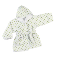 ACCAPPATOIO MANICHE POIS SPUGNA 100% COTONE STAMPATO 3/4 ANNI - TAGLIA \