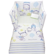 PRINTED BED SACK +PILLOW CASE 100% COTTON 140x110 - 57x38 cm