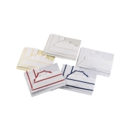 LENZUOLO CULLA TELA  AIDA110x8 0+SOTTO MAXI da 45/60 a 90/105 + FEDERA 37x28 cm-100% COTONE