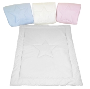 SUMMER BED QUILT STAR EMBROIDERED 140x110 cm