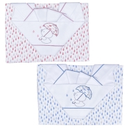 D69 LENZUOLO LETTO RICAMATO 111x165 +FEDERA 57x38+SOTTO da 60/70 a 120/135 cm 100% COTONE