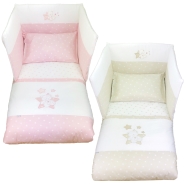 D50 EDREDON CUNA EXTRAIBLE +SACO ALMOHADA (SIN PROTECTOR) 140x110-57x38 cm