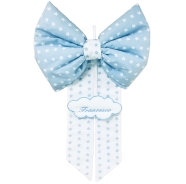 NEWBORN BOW PERSONALIZED FANTASY 100% COTTON 30x50 cm