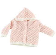 ABRIGO PARA BEBE - INVIERNO Nia - MEZCLA DE LANA 0/3 MESES - Talla nica