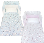 V21 SACCO COPRIPIUMOTTO LETTO STAMPATO + FEDERA 100% COTONE MISURE: 140x110 - 57x38 cm