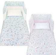 PRINTED BED SACK +PILLOW CASE 100% COTTON 140x110 - 57x38 cm