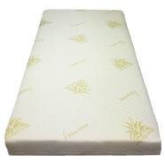 MATERASSO LETTO SFODERABILE MISURA 60X120X10 cm TESSUTO ALOE