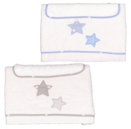 D50 BIG&SMALL TOWELS 2PCS SET TERRY 100% COTTON 75x48 - 37,5x30 cm