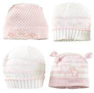 GORRO DE BEBE VERANO 100% ALGODON 0/3 MESES - Talla nica