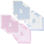 COPERTA CULLA ORSETTO 100% FILO DI COTONE MISURA 70x85 cm