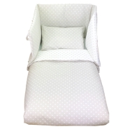 EDREDON CUNA EXTRAIBLE +SACO ALMOHADA (SIN PROTECTOR 110x140 - 57x38 cm