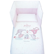 V25 PIUMOTTO LETTO ESTRAIBILE FANTASIA GNOMI + FEDERA MISURE 140x110 - 57x38 cm