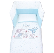 V25 PIUMOTTO LETTO ESTRAIBILE FANTASIA+PARACOLPI H 45 cm + FEDERA 140x110-180x45-57x38