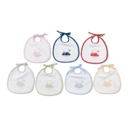 BABY BIB MIDDLE SIZE TERRY 100% COTTON 20x25 cm