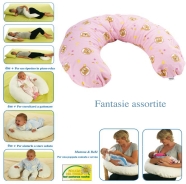 CUSCINO ALLATTAMENTO MOON MAXI IN FANTASIA E IMBOTTITURA SINTETICA LUNGHEZZA 160 cm