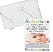 ALMOHADA COCHE EN BAMBOO ANTISOFOCAMIENT 31x21x2,5h cm