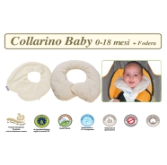 Nati Naturali Cuscino Antisoffoco in Pula di Farro + Fodera in Cotone Bio  unisex (bambini)