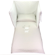 D49 TRAPUNTINO LETTO ESTIVO RICAMATO MISURA 140x110 cm