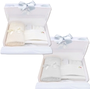 COMPOSE\' CULLA RICAMATO COPERTA PELLICCETTA + LENZUOLO SOPRA - SOTTO E FEDERA