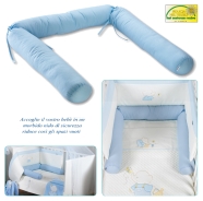 RIDUTTORE PER LETTINO INTERNO 100% POLYESTER ESTERNO 100% COTONE RIDUCE GLI SPAZI VUOTI