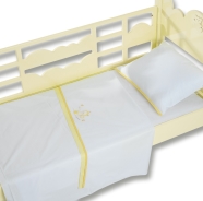 COPERTA LETTO 100% COTONE MORBIDO TESSUTO JAQUARD MISURA: 110x140 cm