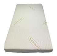 MATERASSO LETTO SFODERABILE DOUBLE FACE -MIS. 124x62x10 cm TESSUTO BAMBOO