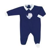 R23 TUTINA ESTIVA PINOCCHIETTO RICAMATA JERSEY 100% COTONE 