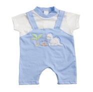 R26 TUTINA ESTIVA PINOCCHIETTO RICAMATA JERSEY 100% COTONE 