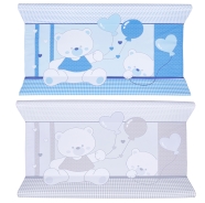 FASCIATOIO 2 SPONDE FANTASIA PVC ESENTE FTALATI IMBOTTITURA RESINA ESPANSA MIS.80x50x9 cm