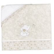 CRADLE QUILT REMOVABLE +PILLOW CASE EMBROIDERED 60x70-37x28 cm WINTER