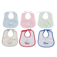 BIB SMALL SIZE TERRY 100% COTTON RICAMATO