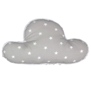 MULTI-PURPOSE PADDED CUSHION WITH CLOUDE FANTASY AND FUR 100% POLYESTER