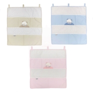 EMBROIDERED WALL ORGANIZER INSIDE: POLYESTER - OUT: COTTO 60x72 cm