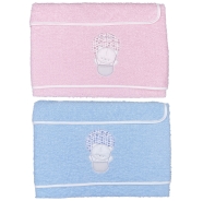 TOWELS SET(BIG+LITTLE) TERRY 100% Cotton 75x48 - 37,5x30 cm