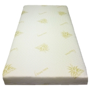 REMOVABLE BED MATTRESS DOUBLE FACE IN ALOE VERA 125x60x10 cm