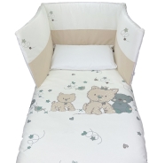 REMOVABLE BED QUILT +PILLOW CASE 140x110 - 57x38 cm