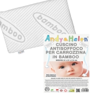 CRADLE PILLOW IN BAMBOO ANTISUFFOCATION 31x21x2,5h cm