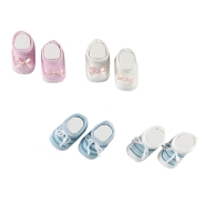 SUMMER BABY SHOES 100% COTTON 0/3 MONTHS - one size fits all