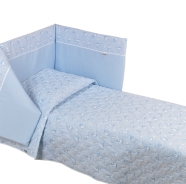 TRAPUNTINO PER BRANDINA ASILO TINTA UNITA - SENZA RICAMO MISURE: 130x90 cm