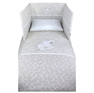 EDREDON CUNA EXTRAIBLE +SACO ALMOHADA (SIN PROTECTOR) 110x140-57x38 cm