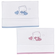 R79 CRADLE BLANKET EMBROIDERED 100% COTTON 80x70 cm